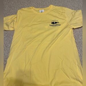 Southern Saltwater Yellow Graphic Tee Men's Large